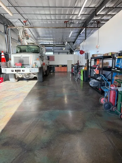 Diesel repair bay at Modern Diesel Solutions