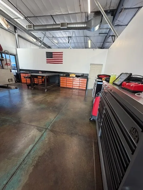 Diesel shop interior at Modern Diesel Solutions