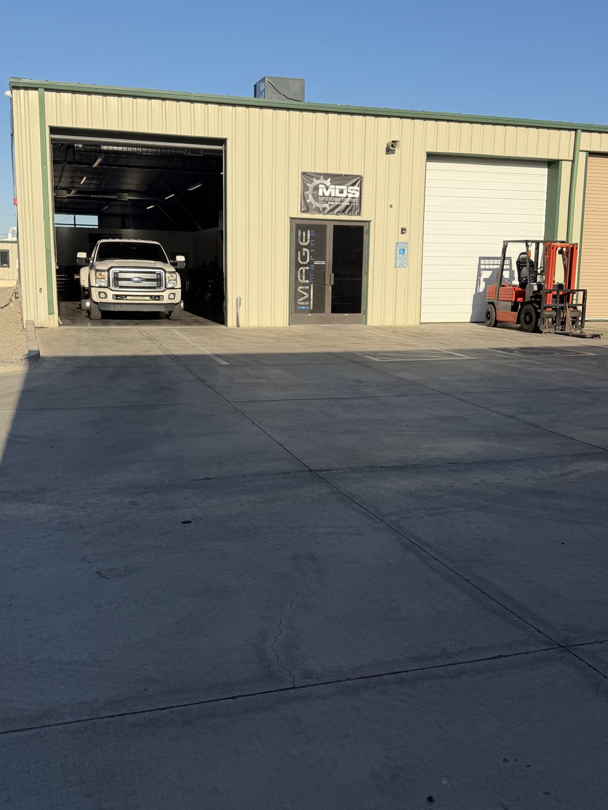 Modern Diesel Solutions shop exterior in Lake Havasu City